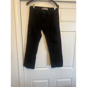 Levis Womens 511 Slim Leg Black Straight Stretch Denim Jeans Reg 29X29